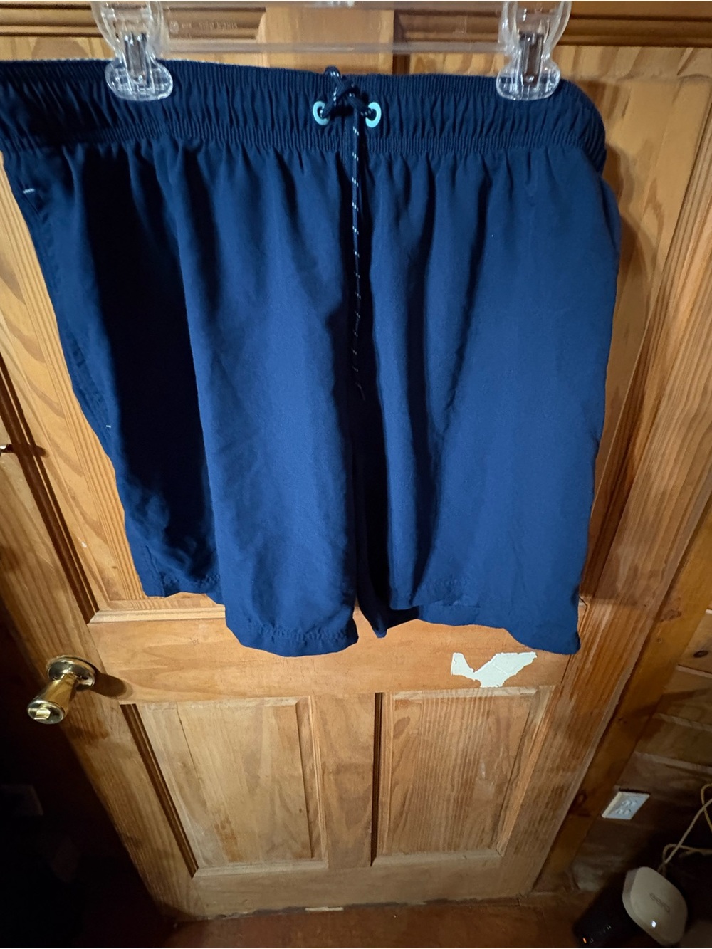 George Navy Blue Elastic Waist Swim Trunks